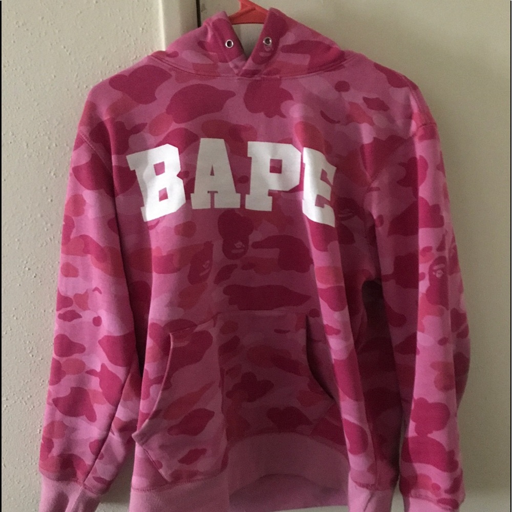 Pink Bape Hoodie